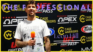 How Leon Hill got his name 'THE PROFESSIONAL' after win at Cage Warriors 172