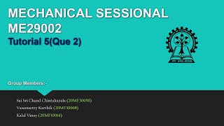Mechanical Sessional Assignment-5 (Simulation of Parallel Jaw Plier)