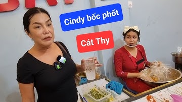 Ca sĩ Cindy Thái Tài "bốc phốt" DIVA Cát Thy bánh tráng trộn - Ẩm thực Cha Rồng