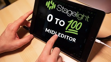 Stagelight 0 to 100 series (Episode 8) MIDI Editor