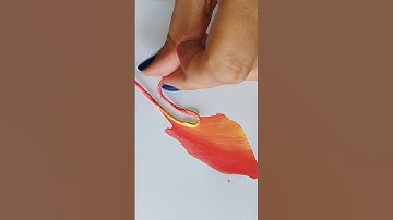 Easy thread painting String pull ideas @aRtiShtaM  #stringpull #threadpainting #acrylicpainting