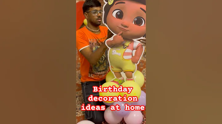 Birthday decoration ideas at home | balloon decoration ideas #shorts #trending #balloon #ytshorts