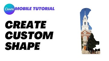 How to Create Custom Shape in Canva Tutorial