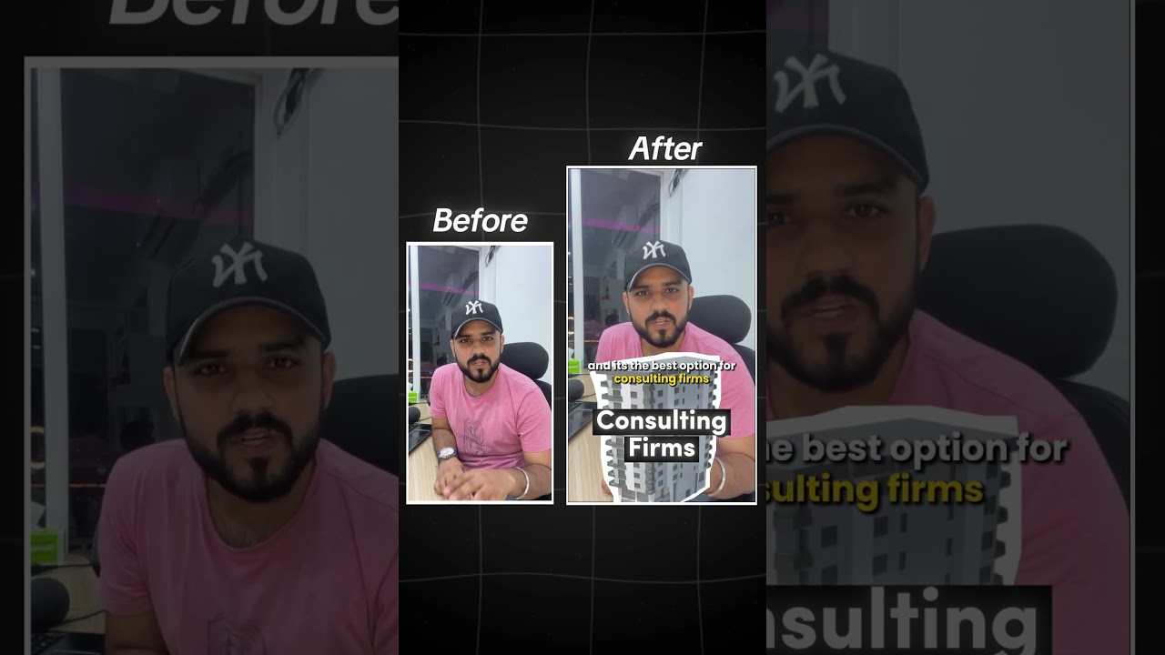 Edited financal talking head video of bizwithrahul #videoediting