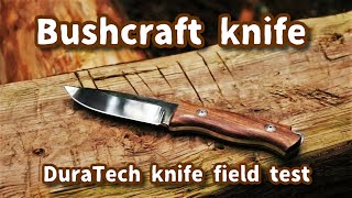 【キャンプアイテム】ブッシュクラフトナイフ本気で使ってみた「DuraTech」 後編 フィールドテスト  DuraTech knife review