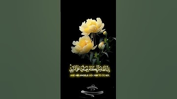 صباح الخير💛 اجمل حالات واتس اب مقاطع قصيره💛 قران كريم ان الله وملائكته يصلون على النبي💛 بدون حقوق