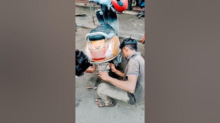 How to change your number plate #shorts #cctp #viral  #elizabeth #bike #honda