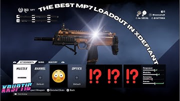 THE MP7 IS OVERPOWERED IN XDEFIANT (Best MP7 Class set up XDefiant)