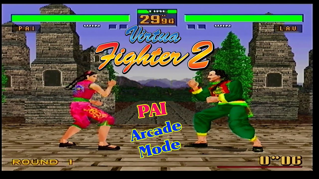 Virtua Fighter 2 - Pai Arcade mode [Saturn]