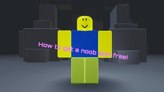 How to get a NOOB SKIN on Android/IOS! (Roblox) Without any PC! 100% WORKING!