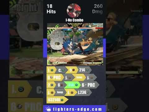 I-No full screen full meter combo #ggst_in #fgc #combos #guiltygearstrivecombo #shorts