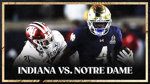 Indiana Hoosiers vs. Notre Dame Fighting Irish Highlights | 2024-25 CFP First Round