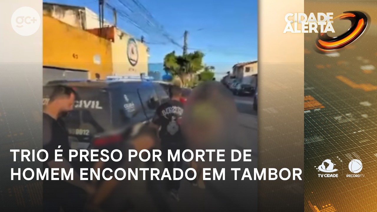 Preso trio suspeito de matar homem e colocar corpo em tambor de ferro | Cidade Alerta CE