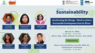 Water Sustainability Awards 2022-2023