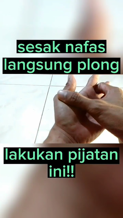 cara menyembuhkan sesak nafas #sesaknafas #asma #shorts #pijatsesak