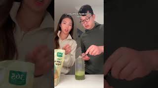 $2 matcha latte RECIPE!!  #shorts