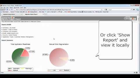 How to use the Visual WebGui Automatic Migration AssessmentTool