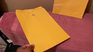 Mead Letter Size Mailing Envelopes, Clasp Closure, All-Purpose 32-lb Paper, 9 X 12