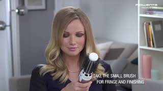 ΠΕΡΙΣΤΡΕΦΟΜΕΝΗ ΒΟΥΡΤΣΑ ROWENTA CF9540 BRUSH ACTIV Premium Care - YouTube