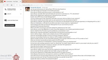 RPA- Interview Experience -DIfficulties and challenges -Preparation Guide-Video1
