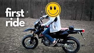 My New Bike - Suzuki Drz400Sm - First Impressions & Ride From The Dealership To The Trails
