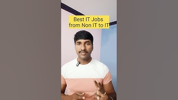 Best IT jobs for Non IT candidates @byluckysir