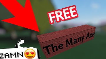 HOW TO GET THE RAREST AXE IN LUMBER TYCOON 2 (MANY AXE) FOR FREE *NOT PATCHED* 2024