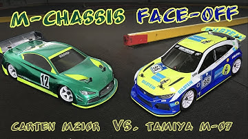 M-Chassis Face-Off Tamiya M-07 vs  Carten M210R