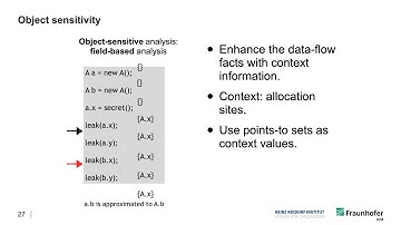 DECA I - Week 9 - c) Object-sensitivity