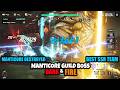 Manticore Guild Boss Dark &amp; Fire BEST Team A SSR Guide 🔥 Max Damage Build | Solo Leveling Arise