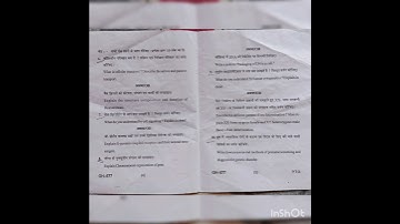 M.Sc. Sem 2 Zoology(previous year paper)Molecular Cell Biology and Genetics