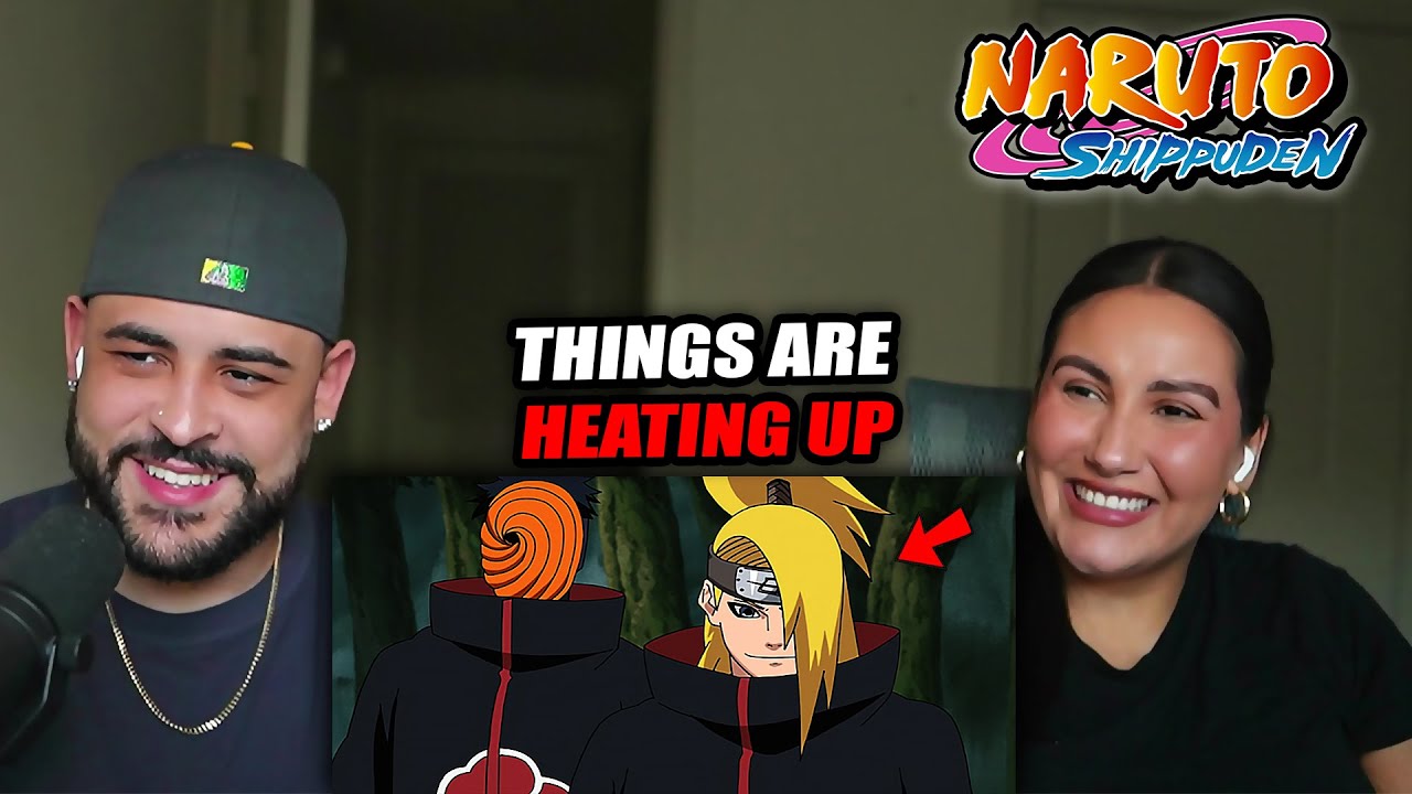 SASUKE DEIDARA & TOBI FACEOFF (Naruto Shippuden Reaction)