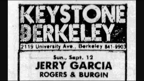 Jerry Garcia Band 09.12.1976 Berkeley, CA Complete SBD