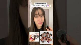 😍 5 regalos baratos para una fan del K-pop 💜 #coreadelsur #kdrama #kpop #kpoper #kpopgrupo