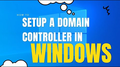Turning Windows 2022 into a Domain Controller