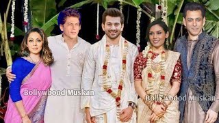 Salman Khan And Shahrukh Khan attend Sunny deol Son Karan deol Grand Wedding Ceremony First Video