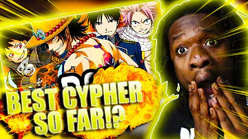 BEST ANIME RAP CYPHER SO FAR!? | ANIME FIRE USER RAP CYPHER | RUSTAGE & More (REACTION)