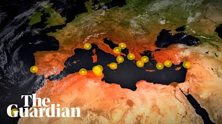Ring of fire encircles Mediterranean amid record breaking heatwave