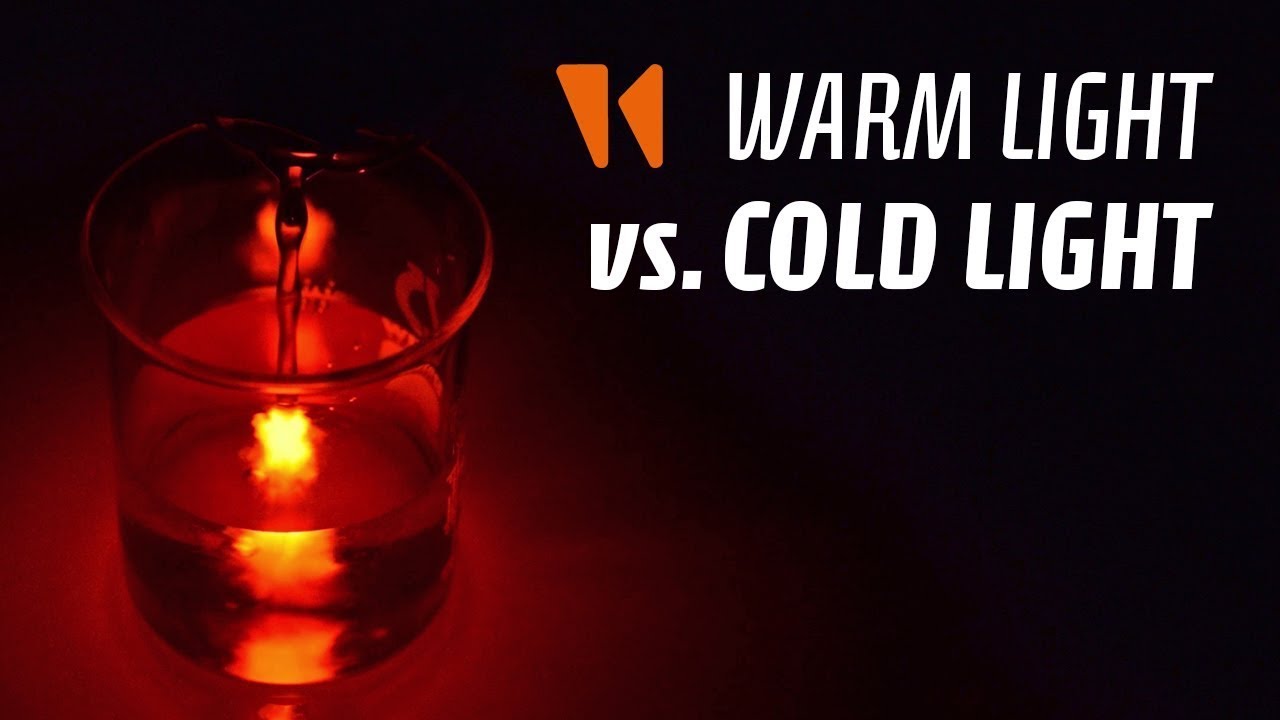 Warm light versus cold - YouTube