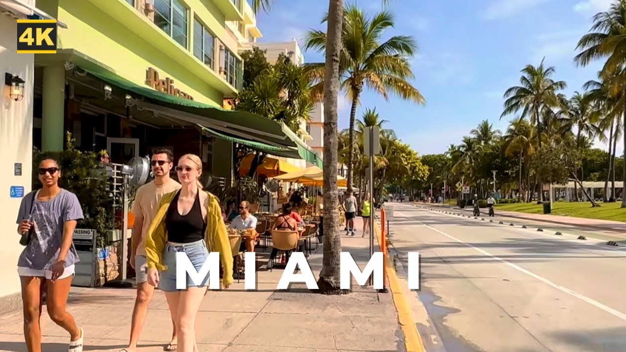 [4K] MIAMI South Beach - Walkthrough