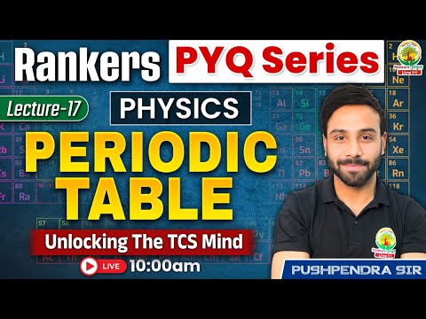 Periodic Table | Rankers PYQ Series | For SSC CGL,CPO,CHSL,MTS | Pushpendra Sir #sscscamnews