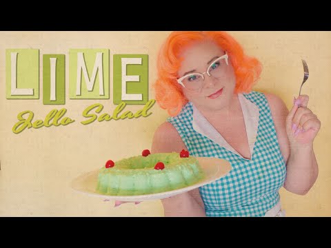 Making 1950s Jello Salad Vegetarian - Vintage Food Recipes
