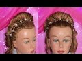 PEINADOS PARA CABELLO CORTO LA CORONA | NIÑAS / GRADUACION / PRIMERA COMUNION
