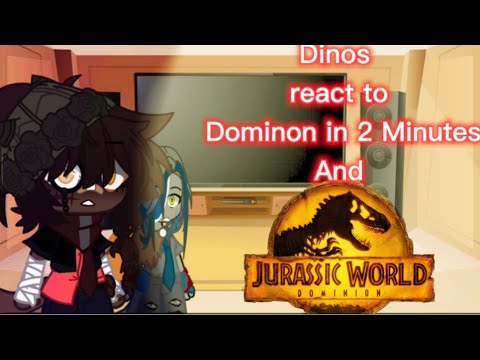 JW Dinos react to Jurassic world dominion 2nd trailer and Dominion in 2 Minutes [read description]
