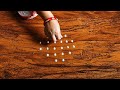 🔥 Creative Rangoli Design for Beginners 🌸 | Simple Daily Rangoli Tutorial ✨
