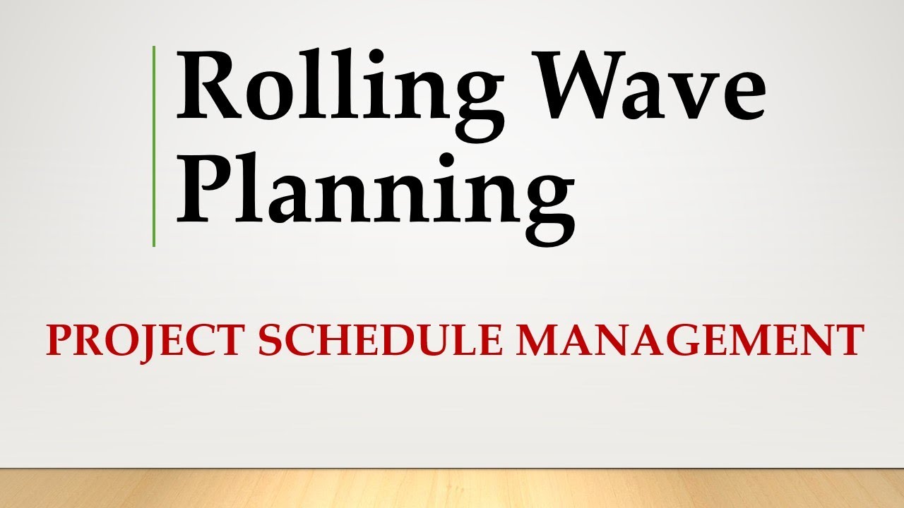rolling-wave-planning-urdu-hindi-youtube