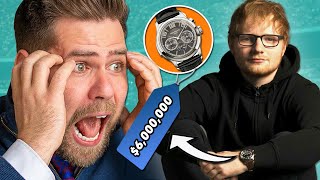 Watch Expert Reacts To Ed Sheerans 6000000 Watch Collection