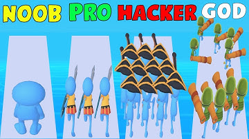 NOOB vs PRO vs HACKER vs GOD in Army Evolution
