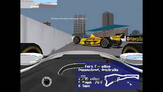 Indy Car Racing 2 (Work in progress vid #9) with Dosbox-Rendition and RReady Rendition Verité @4k screenshot 4