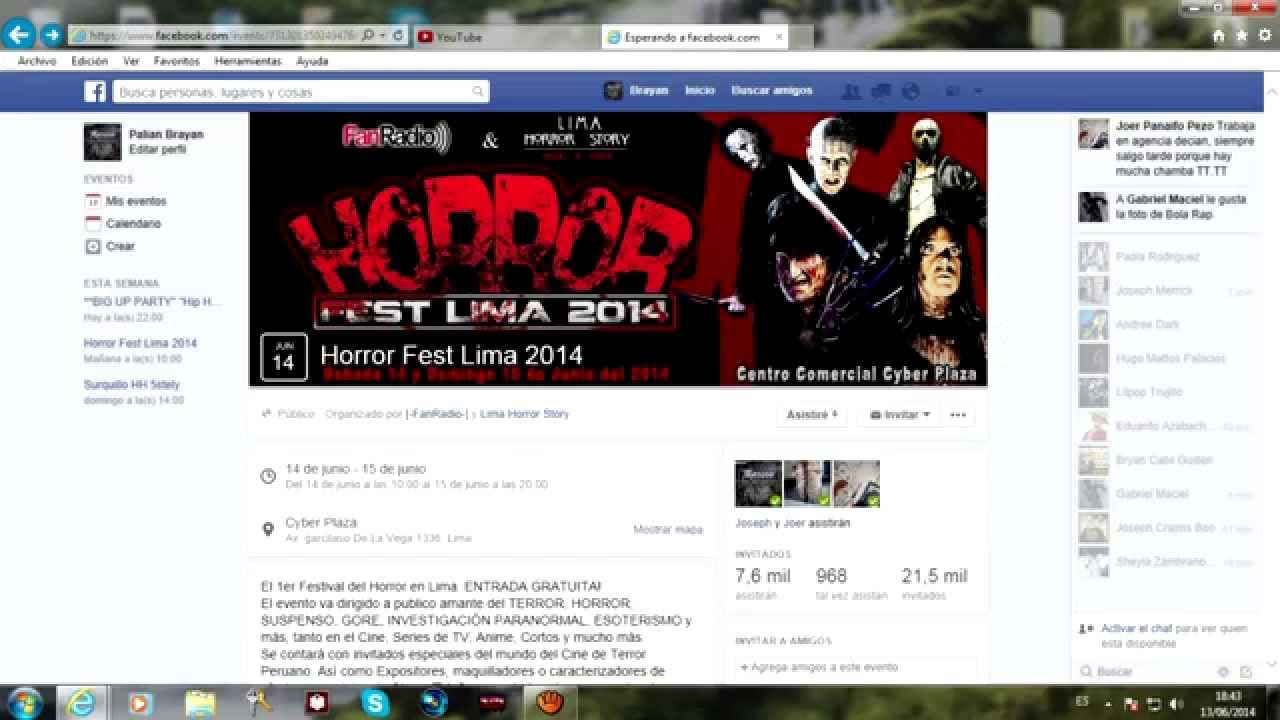 HORROR FEST LIMA 2014 - Entradas Gratis!